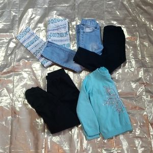 Lot of 5 Girls Clothes Size 4
